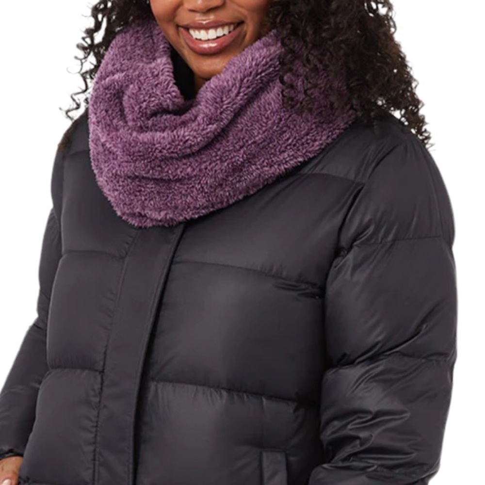 Plush Sherpa infinity scarf